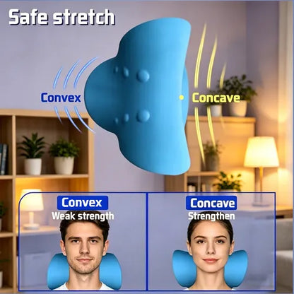 Neck Stretcher ,Neck Hump Corrector,Neck and Shoulder Relaxer Cervical Traction Device Pillow