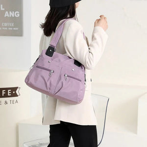 🔥Hot Sale👜Large Capacity Waterproof Multi Pocket Shoulder Bag