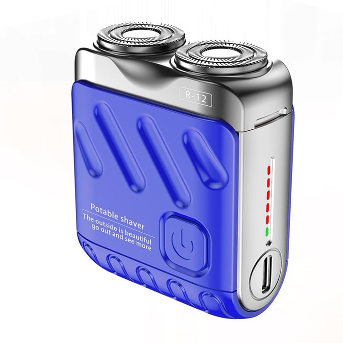 🔥Hot Sale 49% OFF - 🎁Portable Rotary Dual Ring Electric Shaver