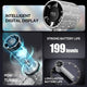 🏆Flash Sale⚡ 50K+ SOLD! Almost Gone-💥Full Diamond Luxury Craftsmanship Portable Handheld Turbo Fan, 3 Gear Wind, Rechargeable Long Battery Life Hand Fan With Digital Display For Outdoor Activities, Travel, Office,Wonmen's gift