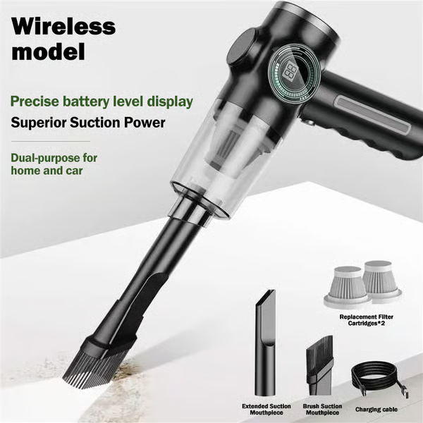 🔥Wireless  Handheld Car Vacuum Cleaner Portable Cordless ,Vacuum Cleaner with Multi-Nozzles