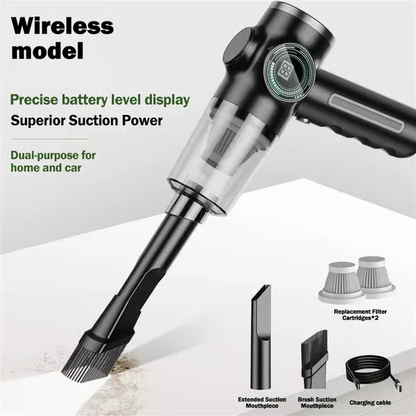 🔥Wireless  Handheld Car Vacuum Cleaner Portable Cordless ,Vacuum Cleaner with Multi-Nozzles