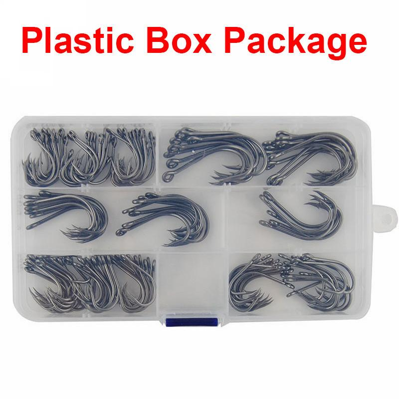 130Pcs High Carbon Steel Fishing Hooks sale