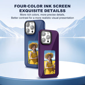 DIY Ink Screen Four Color Mobile Phone Case