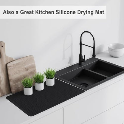 🔥500°F/220°C Heat-Resistant Silicone Stove Cover Mat & Utensils