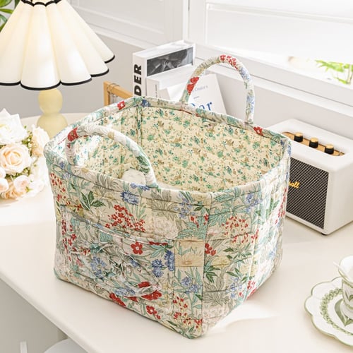 🔥2026 BIG Sale💐💥Boho Fabric Storage Basket🌸