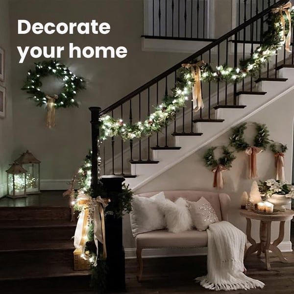 🎁LED Copper Wire Firecracker Light String
