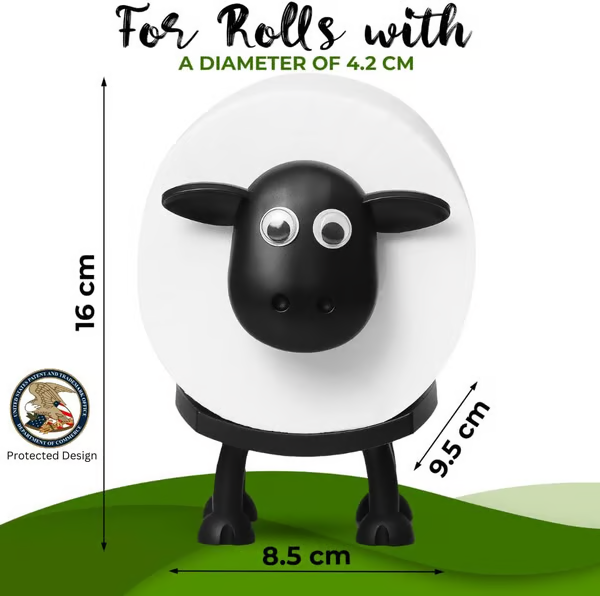 🎁 Sheep Toilet Roll Holder