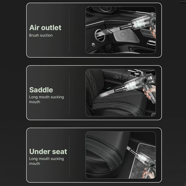 🔥Wireless  Handheld Car Vacuum Cleaner Portable Cordless ,Vacuum Cleaner with Multi-Nozzles