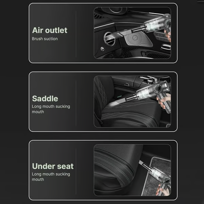 🔥Wireless  Handheld Car Vacuum Cleaner Portable Cordless ,Vacuum Cleaner with Multi-Nozzles
