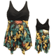 🎉Spring Sale 50% Off - Ruffle Floral Print One Piece Mommy and Daughter Swimsuits