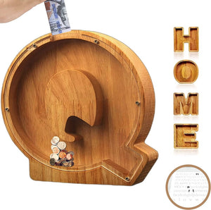 Piggy Bank-Wood Gift For Kids-Customizable name