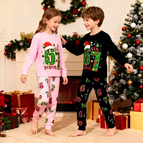 🎄2025 Christmas Sale🎅The Viral 67 Christmas Kids Pajama Set
