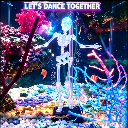 🔥Aquarium Dancing Skeleton Decor🔥