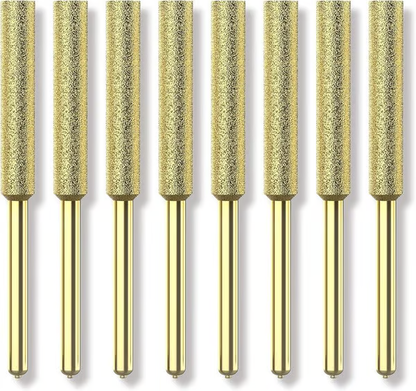 30/60 Pcs Diamond Chainsaw Sharpener 5/32, 3/16, 7/32 Inches