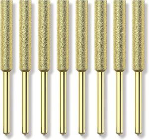 30/60 Pcs Diamond Chainsaw Sharpener 5/32, 3/16, 7/32 Inches
