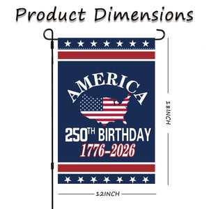 🔥U.S. 250th Birthday Garden Flag