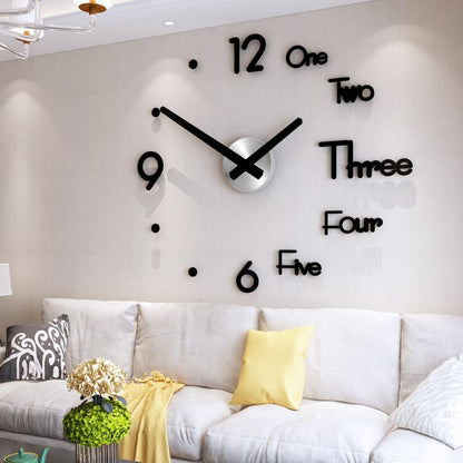 DIY Large Wall Clock