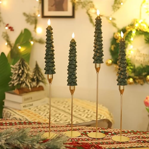Funtery Flameless Taper Candles 🕯
