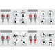 Set 11PC Resistance Bands Set