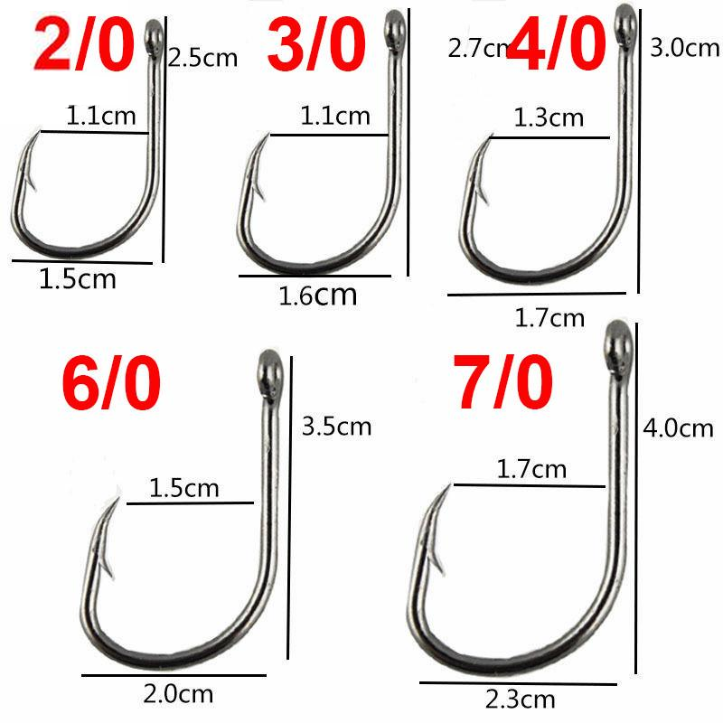 130Pcs High Carbon Steel Fishing Hooks