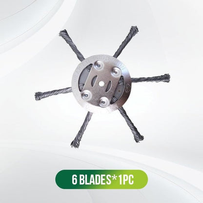 🔥👨‍🌾6 inch Steel Wire Brush Cutter Trimmer Head