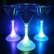 LED Glowing Martini Glasses