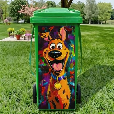 🔥Cartoon Wheelie Bin Stickers ‑ Make Your Bin Stand Out On The Kerb