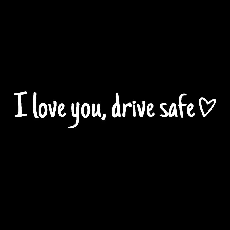 ✨This Week's Special Price  💓I love you, drive safe Sticker（3pcs） - Image 1