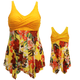 🎉Spring Sale 50% Off - Ruffle Floral Print One Piece Mommy and Daughter Swimsuits