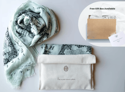 ✝️Protection Bible Verse Scarf, Yeshua Scripture Wrap🙏