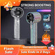 🏆Flash Sale⚡ 50K+ SOLD! Almost Gone-💥Full Diamond Luxury Craftsmanship Portable Handheld Turbo Fan, 3 Gear Wind, Rechargeable Long Battery Life Hand Fan With Digital Display For Outdoor Activities, Travel, Office,Wonmen's gift