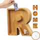 Piggy Bank-Wood Gift For Kids-Customizable name