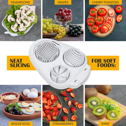 3 Slice Modes Egg Cutter