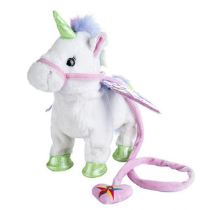 Walking Unicorn Plush Toy