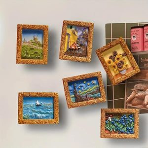 💖💖Van Gogh Inspired Fridge Magnet Set