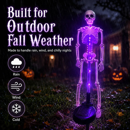 💀 Solar Skeleton Yard Stake - Image 5