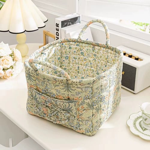 🔥2026 BIG Sale💐💥Boho Fabric Storage Basket🌸