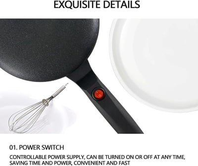 Instant 8" Electric Crepe Maker (Quick-Heat)