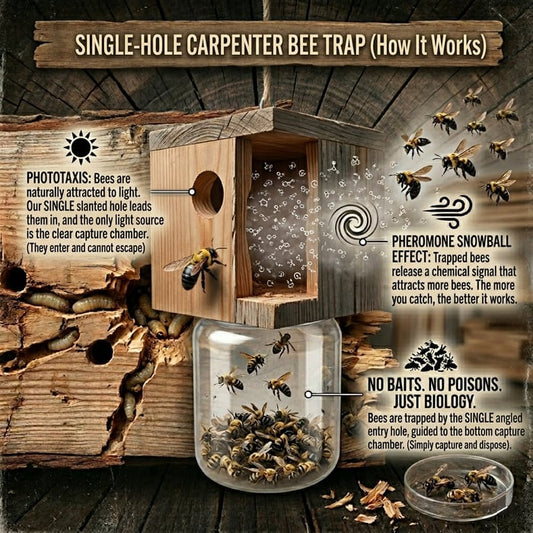 🌟Wood Carpenter Bee Trap for Outside $ 17.99   $ 35.29 save 49%