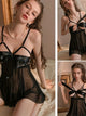 Transparent Lace Cute Sexy Bow