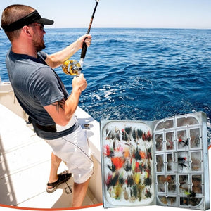🎁The Ultimate Christmas Countdown Gift - 🎣Fly Fishing Advent Calendar – Handmade Flies + Waterproof Fly Box