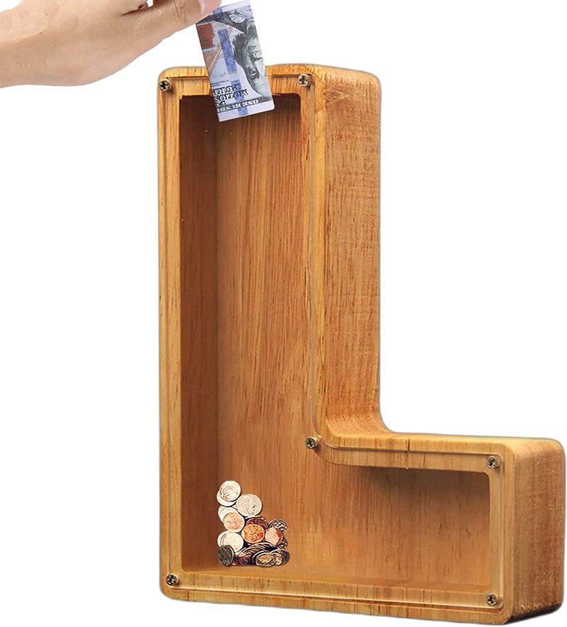 Piggy Bank-Wood Gift For Kids-Customizable name