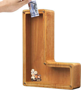 Piggy Bank-Wood Gift For Kids-Customizable name