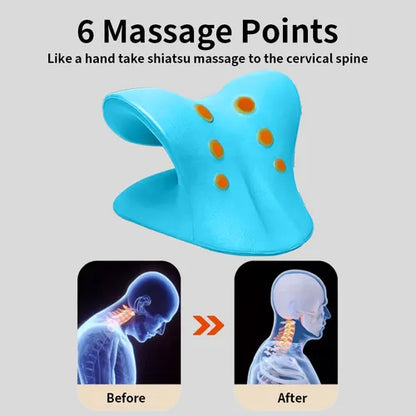 Neck Stretcher ,Neck Hump Corrector,Neck and Shoulder Relaxer Cervical Traction Device Pillow