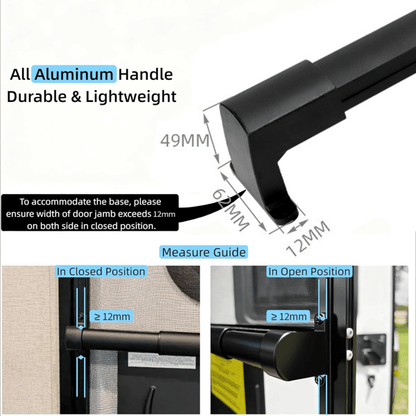 🚗All-Aluminum RV Screen Door Handle Bar