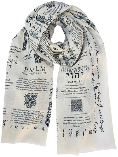 ✝️Protection Bible Verse Scarf, Yeshua Scripture Wrap🙏