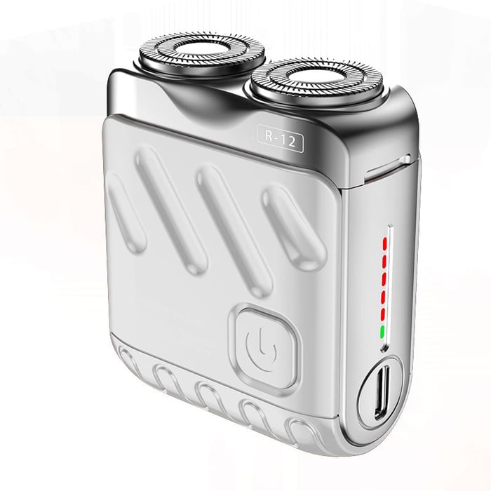 🔥Hot Sale 49% OFF - 🎁Portable Rotary Dual Ring Electric Shaver