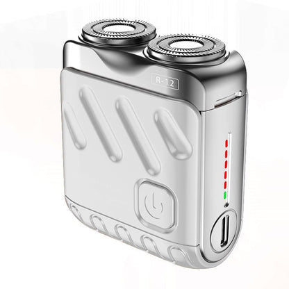 🔥Hot Sale 49% OFF - 🎁Portable Rotary Dual Ring Electric Shaver