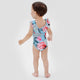 🎉Spring Sale 50% Off - Family Matching Blue Pink Flower Printed Swimsuits